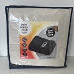 Electric Heated Throw 130x160cm Polyester, Machine Washable, Auto Shut-Off