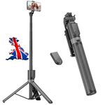 RISEOFLE Phone Tripod & Selfie Stick, 180cm Aluminum All in One 