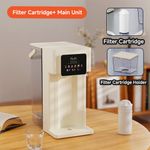 3L Home Office Instant Hot Water Dispenser w/Water Filter 6 Level Temp Control