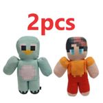2pcs Milo and Chip Plush Toys Soft Stuffed Christmas Gifts Decor Plushie Doll