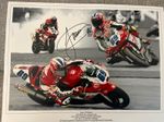 Jamie Whitham Superbike Legend Hand Signed 16x12'' Montage AFTAL COA