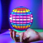 LED Flying Orb Ball Toy Automatic Floating Spinner UFO Magic Drone Gift Kids UK