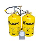 Twin 11kg Gaslow R67 Refillable LPG Kit Motorhome Caravan
