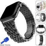 Metal Steel Link Band Strap for Apple Watch Series 11 10 9 8 7 6 5 4 3 SE Ultra