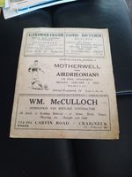 MOTHERWELL v Airdrieonians 1950/1951 Airdrie (24)