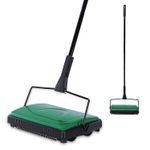 Yocada MANUAL CARPET SWEEPER BRUSH CORDLESS RUG CLEANER DUSTER BROOM with Brush