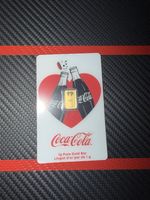 PAMP 1g 999.9 Fine Coca Cola Gold Bar Valentines Day edition limited mintage
