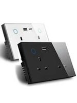 UK Zigbee Touch Smart Wall Socket Tuya SmartLife Outlet USB Type C Port