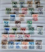 Stamps Austria 1948 Mi 893-926 canceled customs, costumes