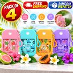 La Vida Body Mist 35ml 4 Pack Long Lasting Fragrance Spray Travel Size Perfume
