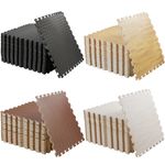 12x Interlocking Gym Floor Mat Tiles Soft Smooth EVA Foam Yoga Kids Play Hot Tub