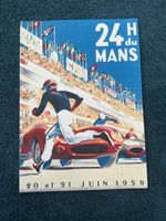 24 Hours du Mans  A3 Print Motor Racing Grand Prix le mans car race Garage art