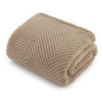 Bedsure Extra Large Dog Blanket Washable Fleece For Pets - Brown 203 X 152 Cm
