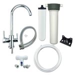 Premium Gold Newton Under Sink Water Filter Kit With Fluoride removal