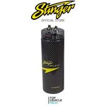 STINGER 5 FARAD DIGITAL CAR AUDIO CAPACITOR SSCAP5M  CARBON FIBRE AFFECT