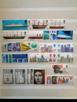 GREAT BRITAIN 1969 COMMEMORATIVE STAMPS YEAR SET MNH MINT 8 x SETS 33 x STAMPS