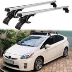 48" Car Bare Top Roof Rack Cross Bar Luggage Cargo Carrier For Toyota Prius 4DR