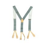 British Army Grey Elasticated Braces RAF Parade Dress Uniform Suspenders