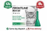 Frontline spot on plus cat  treatment for fleas lice ticks and eggs (6 pipettes)