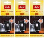 12 x MELITTA PERFECT CLEAN TABLETS for ESPRESSO FILTER COFFEE MACHINES 6545529x3