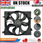 For Nissan Qashqai (2013-2021) 2 Pins Engine Radiator Cooling Fan with Housing/
