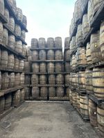 8 x Authentic Ex Bourbon Whiskey Barrels Solid Oak 40 Gallon