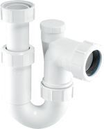 McAlpine ASC10V 75mm Water Seal Inlet Tubular Swivel Anti-Syphon 'P' Trap Outlet