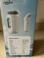 Portable Bidet Sprayer with Hose, 2 Spray Modes, battery operated 