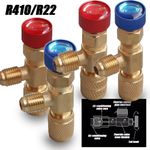 4/2/1PCS R410A R22 AC Refrigerant Charging Safety Valve Adapter Tool