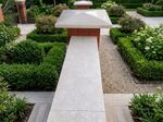 White Limestone Pyramid Pier Caps Without Edge Profile / Standard Cut) | SKU: BS