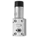 JGY-370 DC12V 40RPM Gear Motor Worm Geared Double Shaft Encoder Low Speed