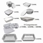 Disposable Aluminium Food Containers with Lids Takeaway Baking Tin Restaurant