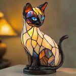 UK LED Cat Night Light Resin Decor Lamp for Desktop Bedroom Gift USB models