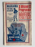 Very rare original football programme Holland-England  18th May 1935