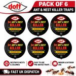 6 x Doff Ant Bait Station Ant Killer Trap Stop Destroy Nest Home Long