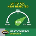 Gila® Heat Control Titanium Adhesive Residential DIY Window Film Sun Blocking -