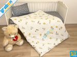100% COTTON BEDDING SET FOR Cot, Travel Bed, Duvet Cover&Pillowcase 90cm x 120cm