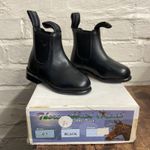 Thoroughbred (Kent) Black Child’s Leather Riding Jodhpur Boots Size 7 Unworn 