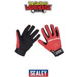 Sealey MG796XL Premier Mechanic's Gloves Padded Palm - Extra-Large Pair