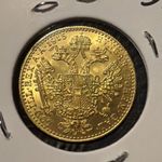 1915 Austrian Gold 1 Ducat Coin- Historic - Perfection- UNC-LUSTEROUS .1107 Gold