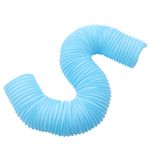 Reusable Blue Plastic Pet Tunnel Plaything Foldable Hamster Toy Educational