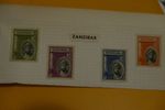 4X MINT hinged Zanzibar Africa vintage postage stamps philately postal