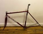 Brian Rourke Burgundy Road Bicycle Frame & Fork Set Unisex Adults 1 Item