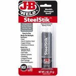 J-B Weld SteelStik Steel Reinforced Repair Epoxy Glue Putty Filler Stick 57g