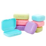 Portable Square Soap Box Case Holder Container Sealed Travel Shower Bathroom UK