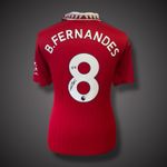 Bruno Fernandes Hand Signed  Manchester United Shirt  £199 With COA