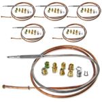 SUPER UNIVERSAL GAS THERMOCOUPLES x 6 REPLACE 7003/900 900mm COMMERCIAL CATERING