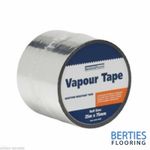 Vapour tape - Silver Joining Tape - Wood or Laminate -  25m Length x 75mm Width