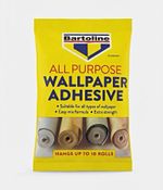 Bartoline All Purpose Wallpaper Adhesive Extra Strength Easy Mix Hangs 10 Rolls