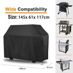 Heavy Duty BBQ Cover Waterproof Barbecue Gas Smoker Grill Patio Garden Outdoor